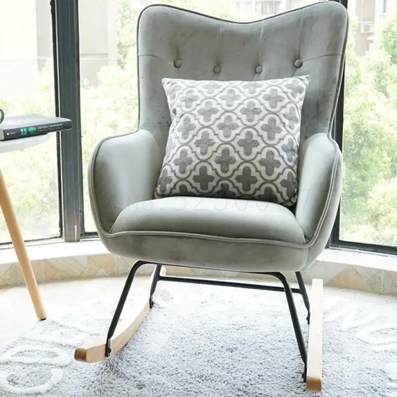 Кресло качалка диван стул кресло беззаботное для пожилых людей балкон спальни