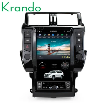 

Krando Android 9.0 13.6" verticial screen car gps navigation for Toyota Prado 2010-2013 car multimedia system