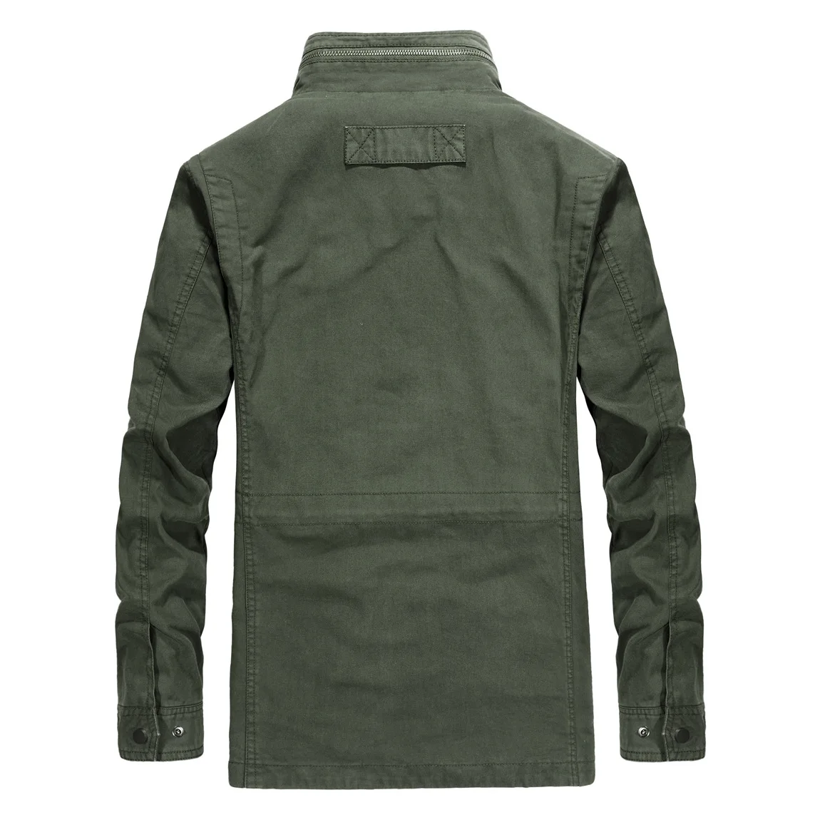 

Men Mid-length Workwear Pure Cotton Jacket Middle-aged Large Size Loose Tops Thin Spring And Autumn Casual Coat Men's