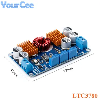 

LTC3780 DC-DC Power Supply Module 5-32V to 1V-30V 10A Automatic CC CV Step Up/Down Boost/Buck Regulator Charging Module