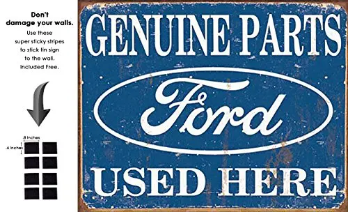 Ford Parts Оловянный знак Ford Trucks-80 Yr дань винтажный оловянный знак Ретро металлический знак бар украшение для стен дома, паба Ретро металлический художественный плакат - Цвет: Ford Parts