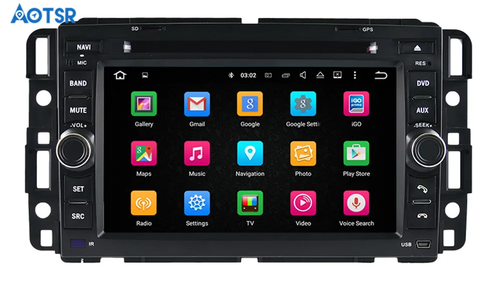 Clearance Octa Core CD DVD Player 2 Din Stereo Android 9.0 Car Radio for Hummer H1/H2 2008-2011 GPS Navigation Autoradio Headunit WIFI FM 1