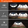 Semicircle 4 sides 102LEDs 3 modes glow motion sensor solar wall light Yard Path Home garden solar energy Induction street lamp ► Photo 3/6