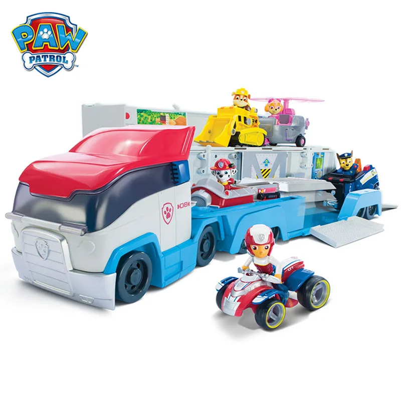 Оригинальный PAW Patrol спасательный транспорт лапа Patroller большой автобус с патрулем