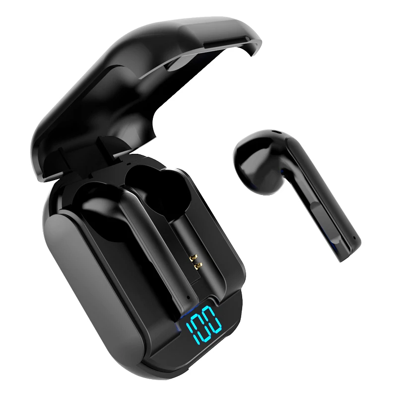 New LED Display TWS Wireless Headphones Bluetooth V5 1 Earphones Earbuds HIFI Stereo Sound Waterproof Touch Control Headsets