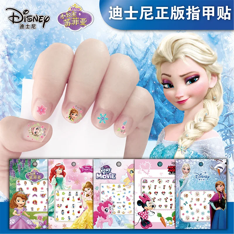 Best Price Toys Nail-Stickers Makeup Frozen Snow-White Elsa Princess Minnie Sophia Kids Disney 1pieces 9gLgVy8Nz