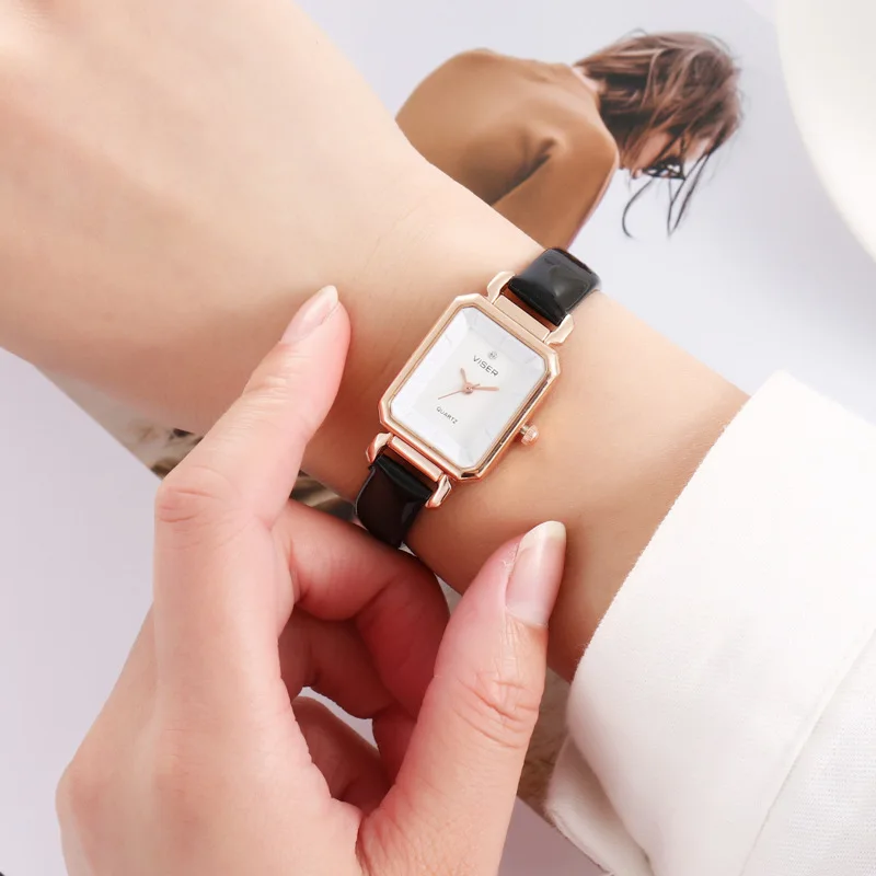 Роскошные модные женские часы с квадратным циферблатом повседневные кварцевые наручные часы с браслетом ЖЕНСКИЕ НАРЯДНЫЕ часы модные спортивные часы Montre Femme