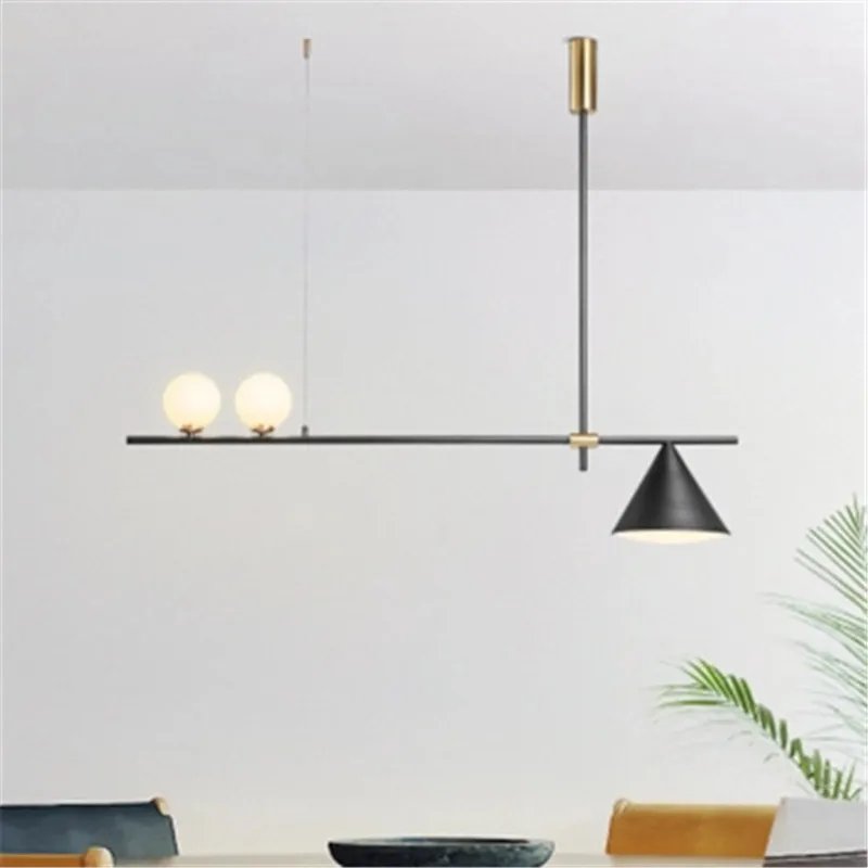 

Nordic Minimalist Magic Beans Chandelier Concise Parlor Music Restaurant Coffee shop Light Table Led Suspension Lighting