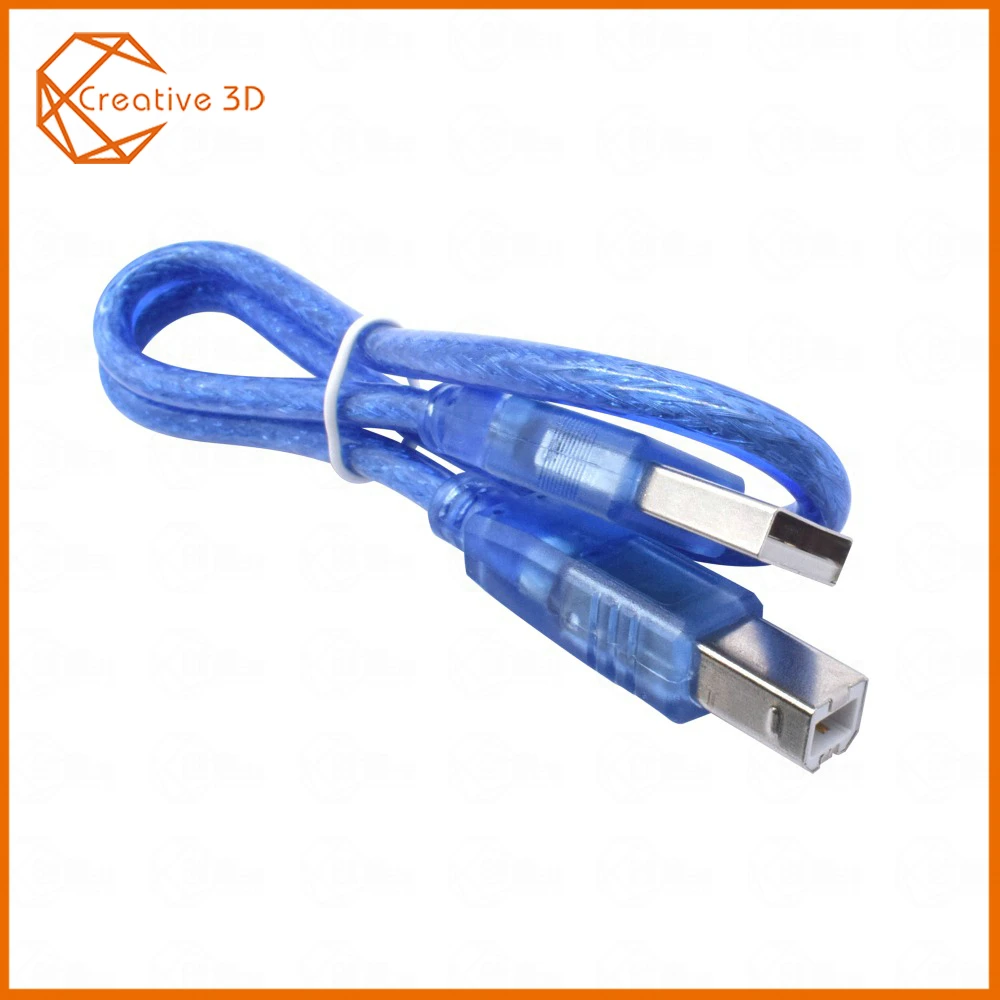 1 шт. USB кабели тип A папа-Тип B папа 50 см 3D-принтер части 3D-принтер плата BM USB кабель без USB магнитного кольца