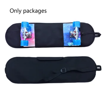

Anti Wear Handle Sports Carry Bag Travel Lightweight Zipper Practical Adjustable Strap Double Rocker Outdoor Skateboard Backpack