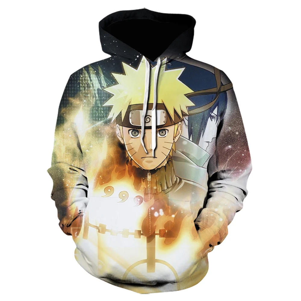 Толстовка с капюшоном Sasuke kakashi для мужчин и женщин пуловер 3D принтом Аниме Наруто