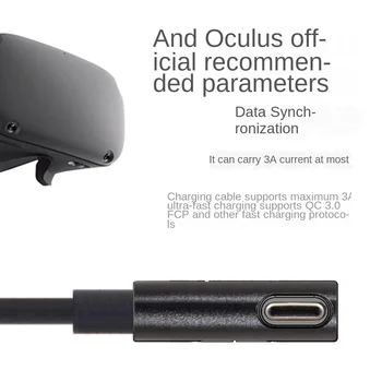 

For Oculus Quest Link USB- C Steam VR Type- C 3.0 Data Cable, Selectable 3m5m