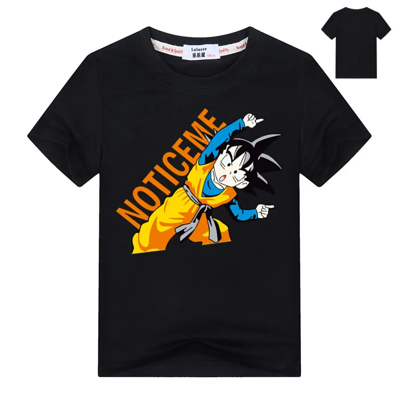 Dragon Ball футболка Гоку братьев топы, футболки Вегета мужские шорты для купания для мальчиков и девочек аниме «Наруто» best friend» футболка с надписью: "Dragonball Z футболка игрушечные фигурки из игры Dragon Ball dbz(“ сын аниме Гоку - Цвет: Black