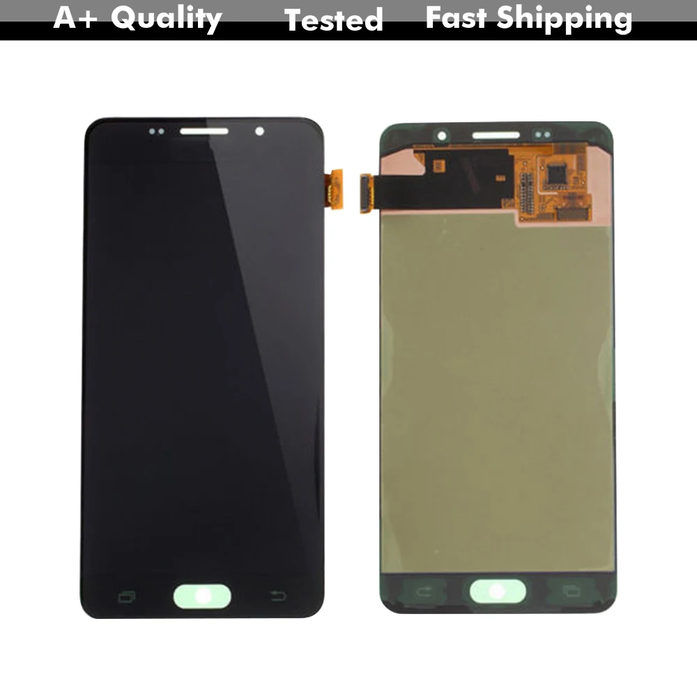 Najtaniej 100% testowane LCD do samsunga Galaxy A5 2016 A510F A510DS A510FD A510M A510 wyświetlacz LCD ekran dotykowy moduł digitizera ekranu