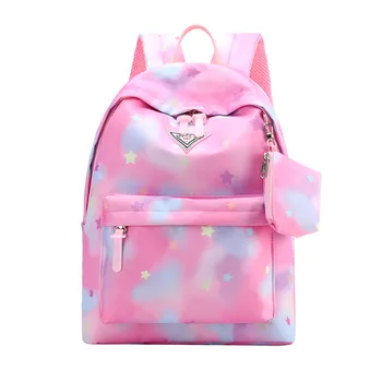 

2020 Polyester Backpacks Women School Bags For Teenager Girls Mochila Larger Capacity Casual Travel Backpacks Female Rucksack