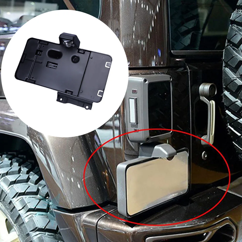 License Plate Holder Easy Install Durable With Light Mount Bracket Racing Car Accessories Rear Auto