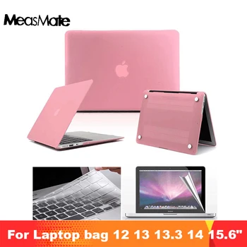 

Matte Laptop For Macbook Air Pro With Retina Touch Bar 12 13 15 15.6 inch Frosted Surface Hard Cover Case Protector Fasion