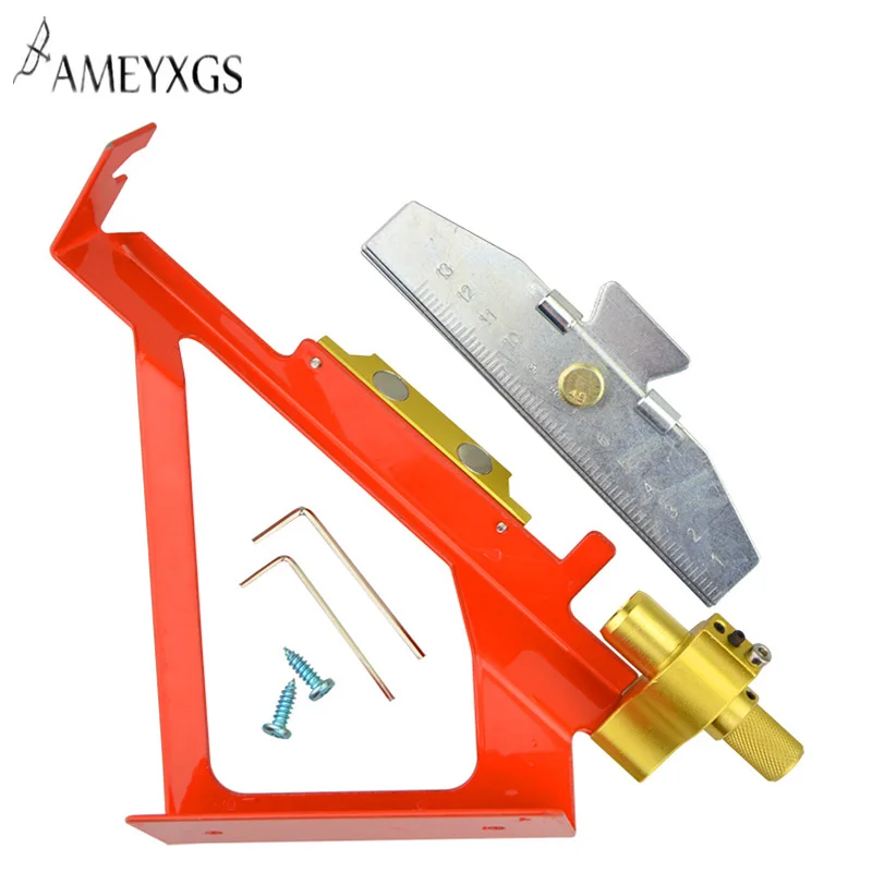 

Archery Fletching Jig Arrows Feather Stick Tool Adjustable Red Fletching Bow and Set Hunting Jig Shooting Accessories