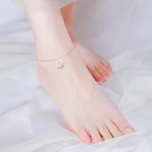 Yi te стиль S925 тонкий серебряный хипстерский художественный кулон для Похудения Лодыжки Смарт долгий медальон ноги кулон Wome