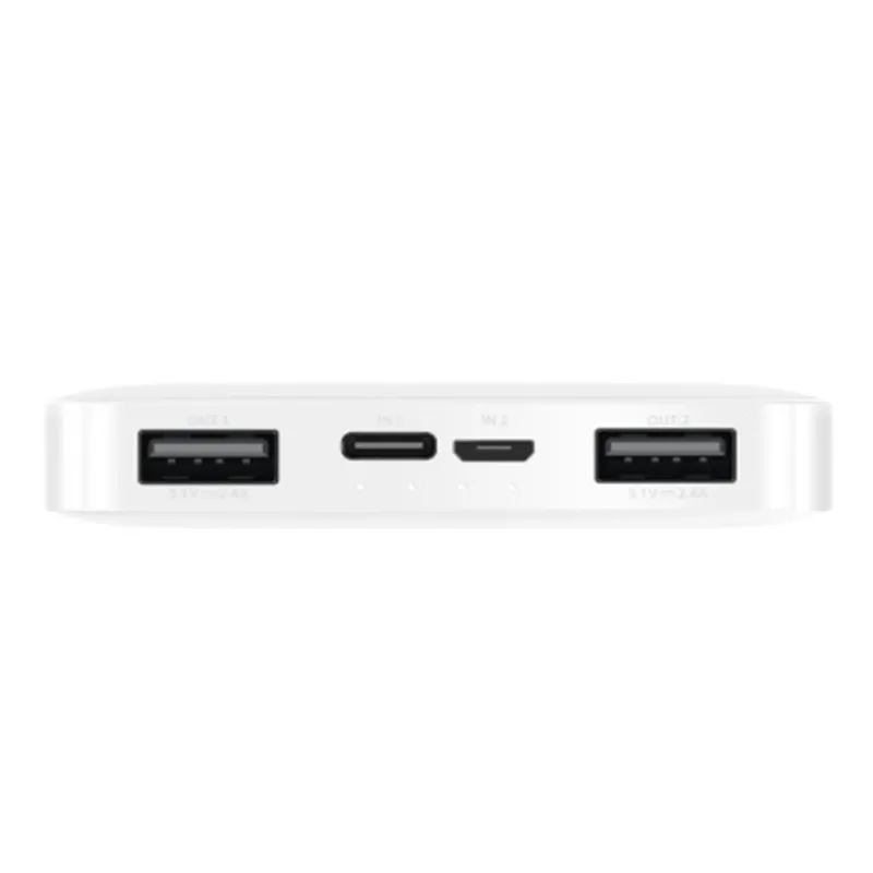 Оригинал Xiao mi Red power Bank 10000 мАч bank QC3.0 портативное зарядное устройство 2 usb порта