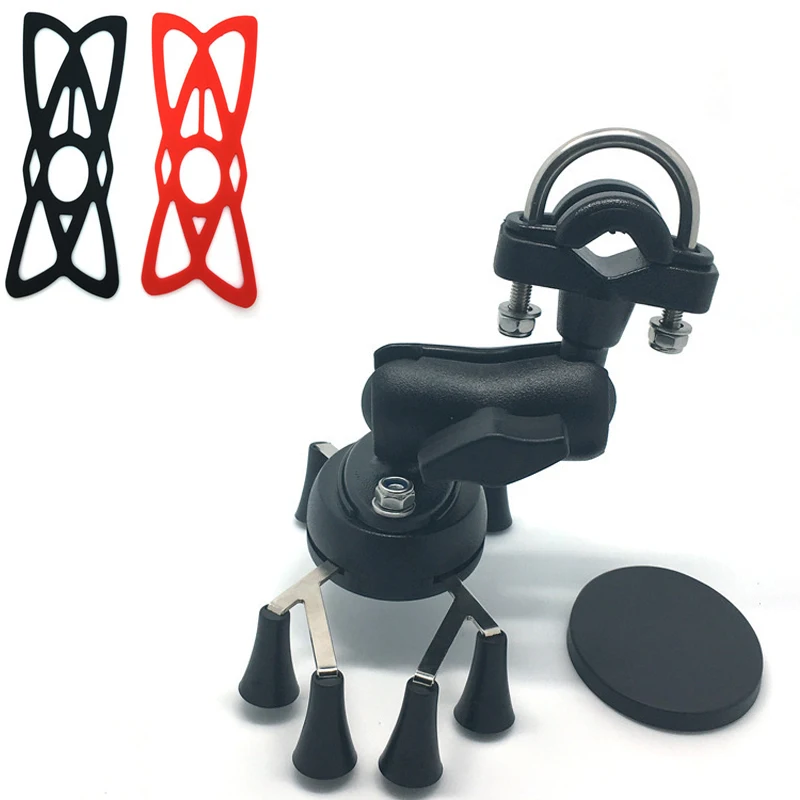 Universal Motorcycle Bicycle Phone Mount Holder with USB Charger For iPhone 11 Pro X 7 Plus Samsung Moto bike CellPhone Bracket Universal Motorcycle Bicycle Phone Mount Holder with USB Charger For iPhone 11 Pro X 7 Plus Samsung Moto bike CellPhone Bracket