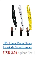 Hang Rope Strap Hookah Mouthpieces Shisha Resin Mouth Tip Hookah Sheesha Chicha Narguile Hose Wholesale Drop Shipping