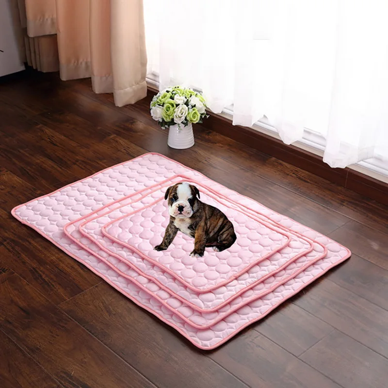 Hoomall летний автомобильный коврик для собак, клетчатые подушки с собаками для путешествий, легко моющиеся охлаждающие мягкие кровати для больших собак, дропшиппинг