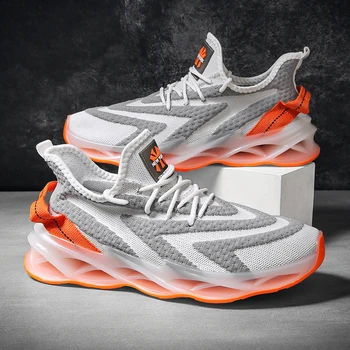 

2020 Summer New Trend Sports Casual Shoes Flying Woven Breathable Shoes Blade Soles Mens Sneakers