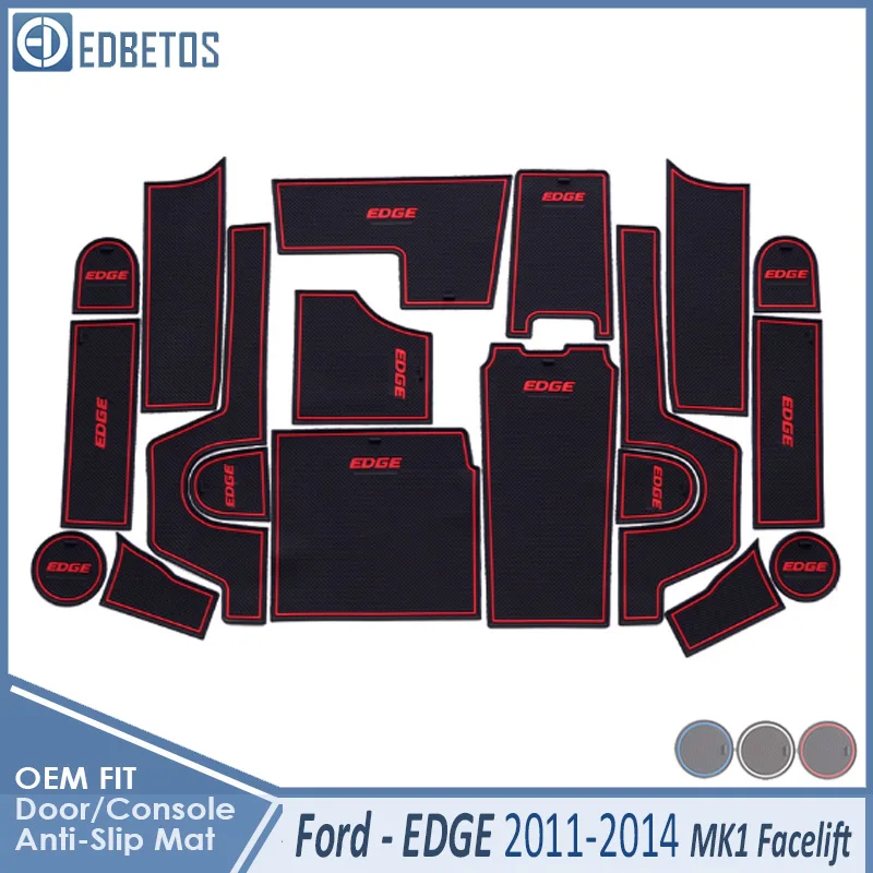 Противогрязный коврик для Ford EDGE, наклейки на подтяжку лица, аксессуары, 2011, 2012, 2013,, аксессуары, дверной паз, слот для ворот, подставка