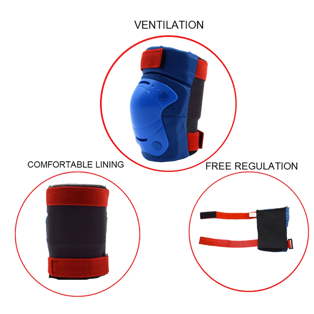 Skybulls 6pcs/Set Kids Knee Pads Elbow Pads Wrist Protector Bicycle Skateboard Skate Roller Outdoor Sports Protective Gear Set Skybulls 6pcs/Set Kids Knee Pads Elbow Pads Wrist Protector Bicycle Skateboard Skate Roller Outdoor Sports Protective Gear Set
