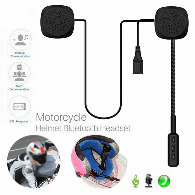 Мотоциклетный шлем Bluetooth громкой связи музыка низкая мощность стерео колонки аксессуар