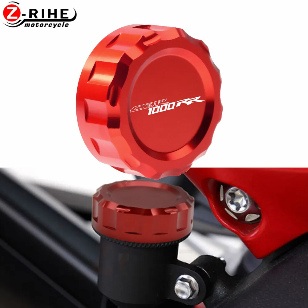 

For Honda CBR 1000 RR/CBR1000RR C-ABS 2008-UP Motorcycle accessories Aluminum CNC Moto Rear Brake Fluid Reservoir Cover Cap