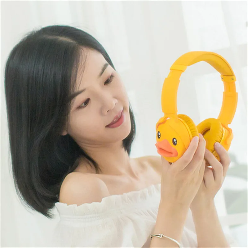 B. Duck Little Duck bluetooth-гарнитура для мужчин и женщин, беспроводная гарнитура, шумоподавление, телефон, Спортивная музыка, стерео