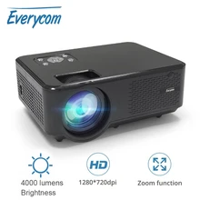 Everycom m8 led vídeo mini projetor hd 720p hdmi opção portátil android wifi beamer suporte completo hd 1080p cinema em casa Este é um código de desconto 50 menos 7: DISC7