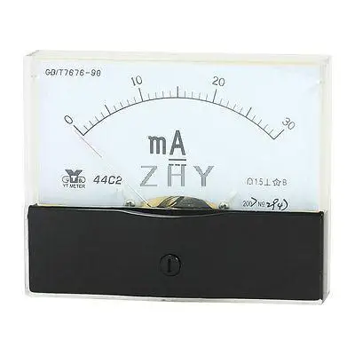 

Measurement Tool Analog Panel Ammeter Gauge DC 0 - 30mA Measuring Range