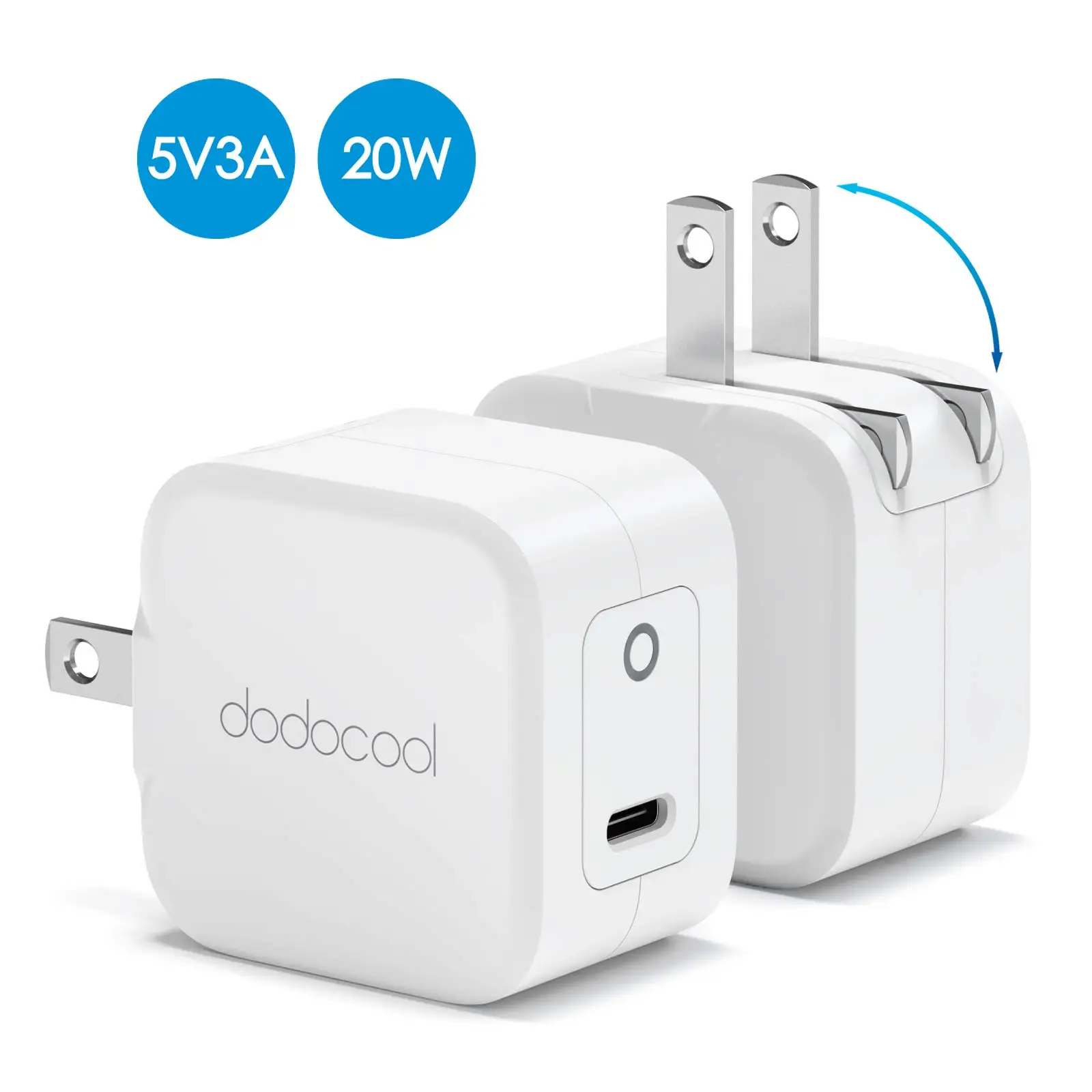 dodocool 20W PD Charger USB C Port PD 