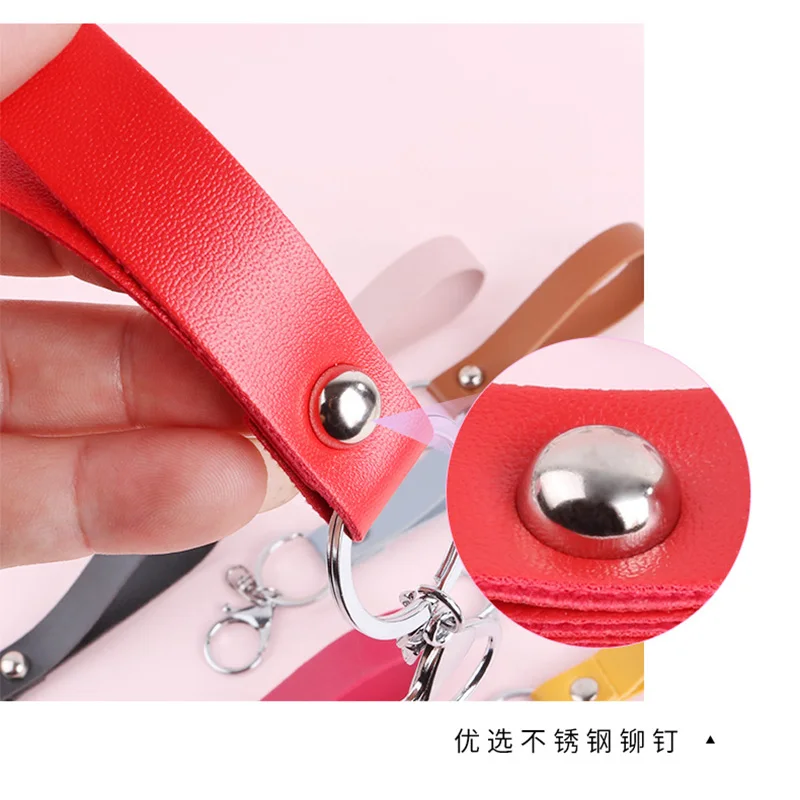 ZG ручной работы кожаный шнур ПУ брелок Металлический брелок для ключей для мужчин и женщин браслет брелок автомобиль подарок кулон аксессуары