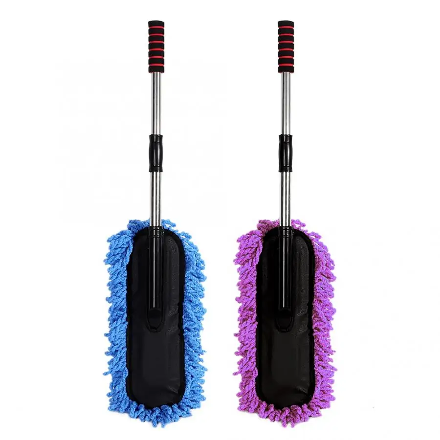 Автомобильная щетка для очистки стекла Duster из нержавеющей стали выдвижная ручка инструмент для пыли Автомобильная Чистящая Щетка для удаления пыли