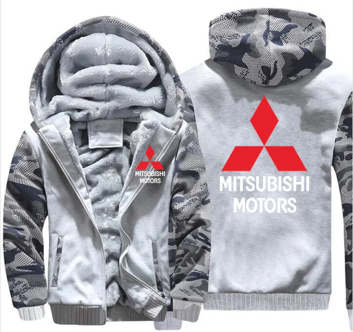 Модные мужские повседневные утепленные толстовки на молнии Mitsubishi мужская одежда 20hfg