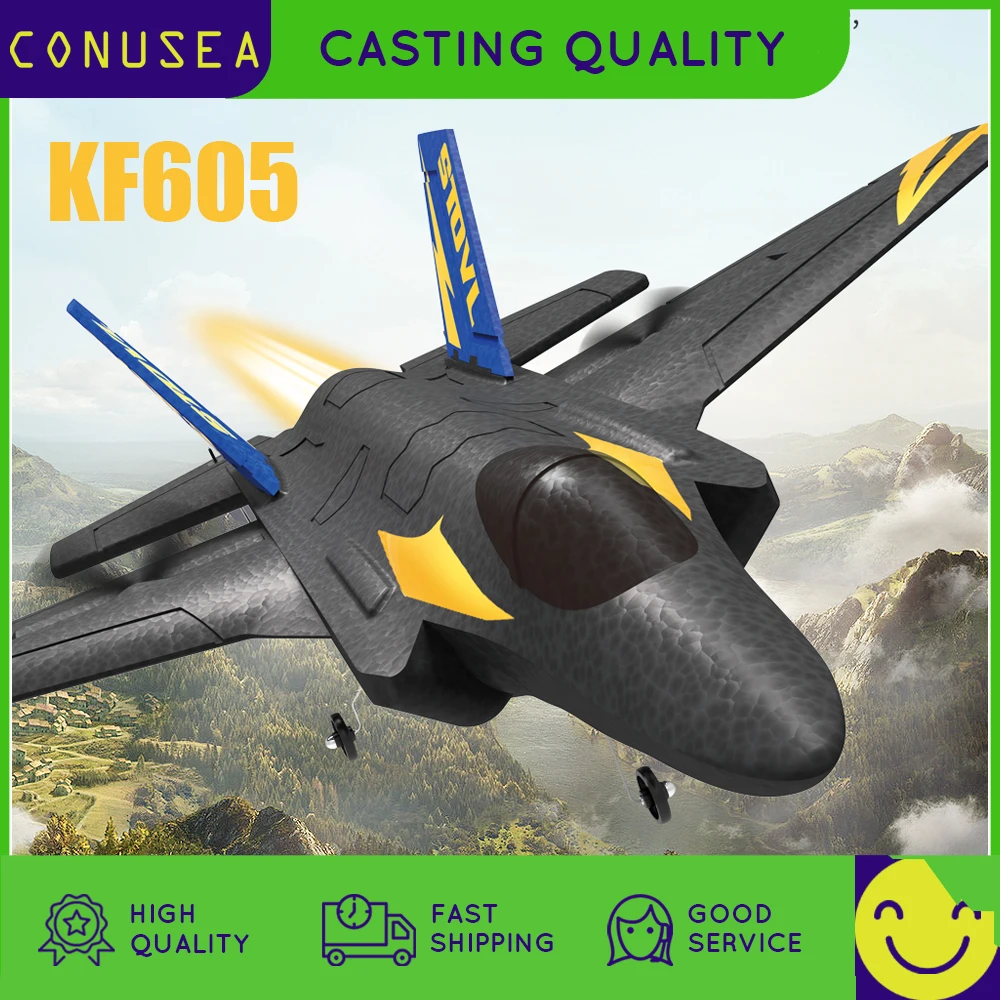 

KF605 Rc Plane Airplane Rc Fixed Wing Drone 4Ch 2.4G Remote Control Epp Foam Glider Backflip Sling Shot Aircraft Toys for Boys