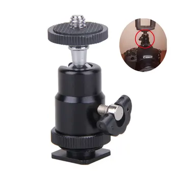 

Camera Mini Cradle Tripod Ball Head LED Light Flash Bracket Holder Mount 1/4 Inch Hot Shoe Adapter With Lock Cheap Sale