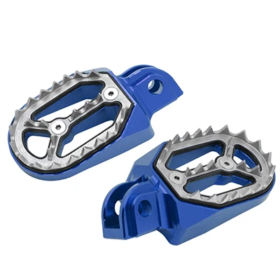 JAER Подножка для ног подножки опоры для ног для езды на велосипеде для KTM 65 85 125 150 250 350 450 530 SX SXF EXC excf XCW - Цвет: Синий