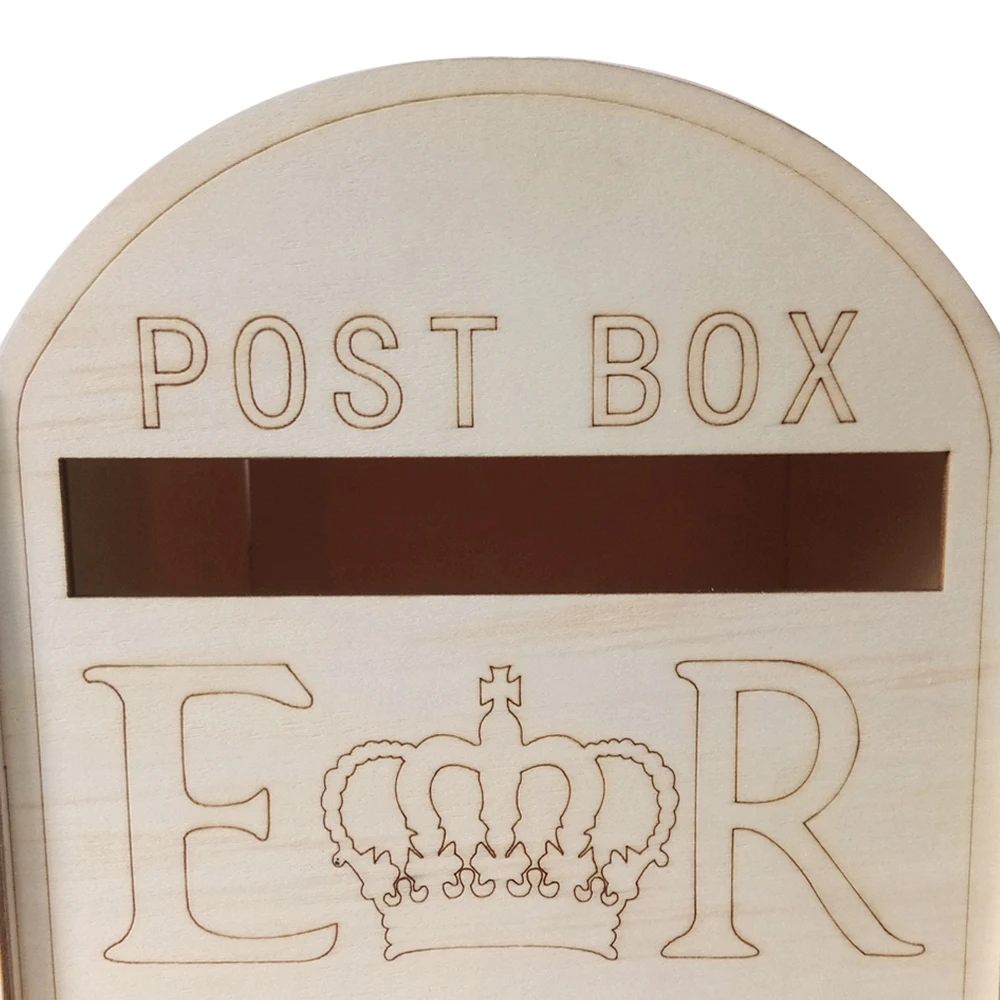 New DIY Wedding Gift Card Box Wooden Money Box with Lock Beautiful Wedding Decoration Birthday Party Supplies