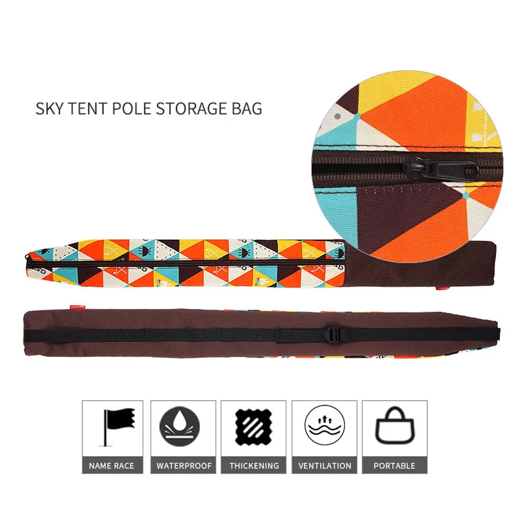 Outdoor Camping Storage Bag Canopy Pole Tent Pole Fishing Rod Hand Outdoor Camping Storage Bag Canopy Pole Tent Pole Fish