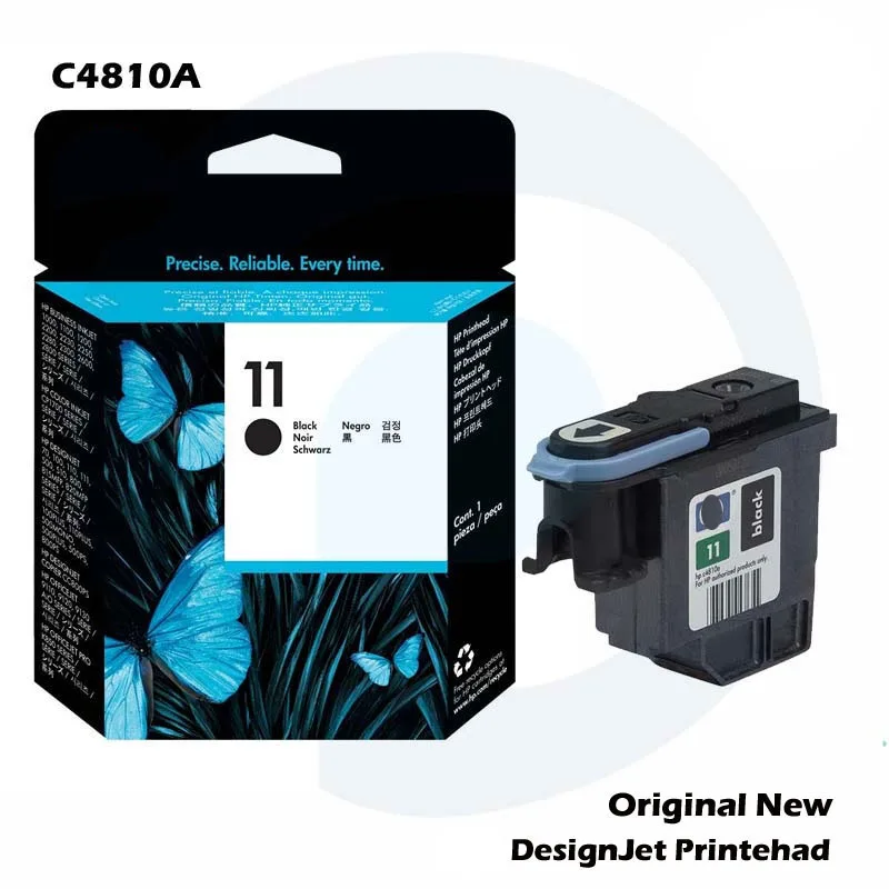 Оригинальная Новинка для HP DesignJet 100 500 800 510 2800 110 111 Serise #11 черная печатающая головка
