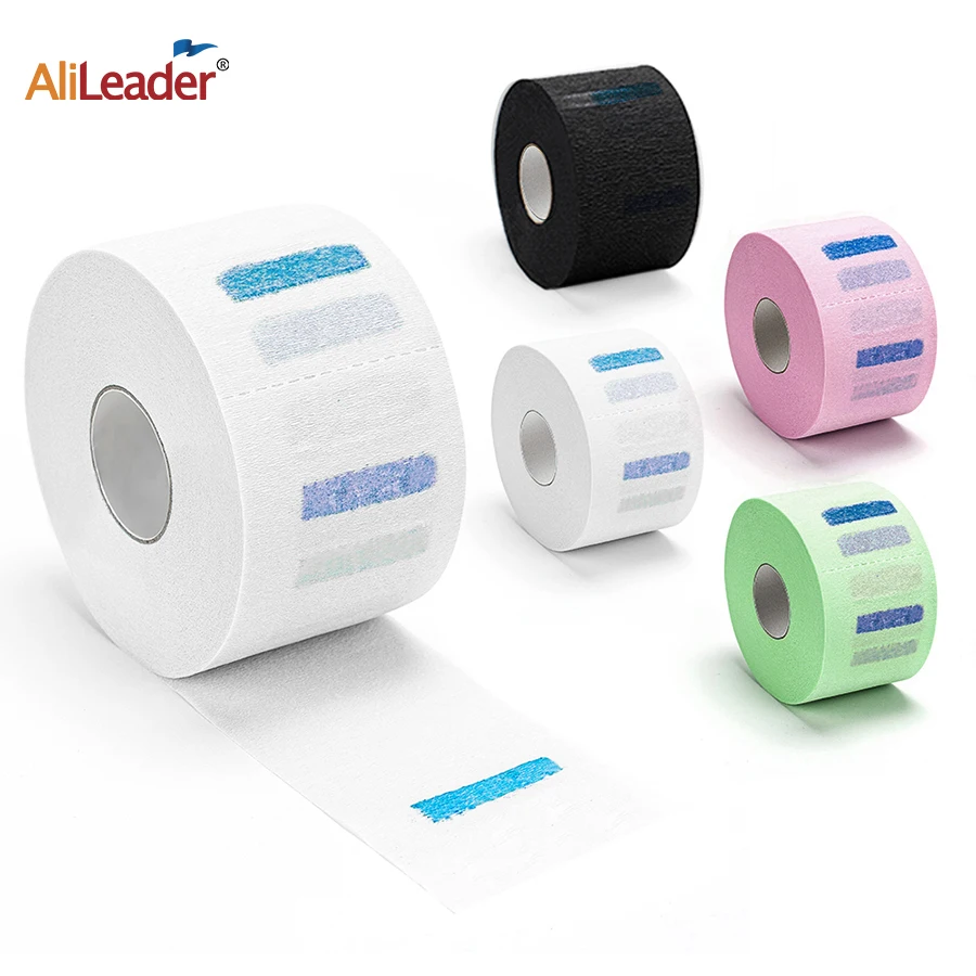 Alileader 1 рулон/упаковка, искусственные регулируемые парикмахерские специальные парикмахерские белые черные ленты для шеи - изображение