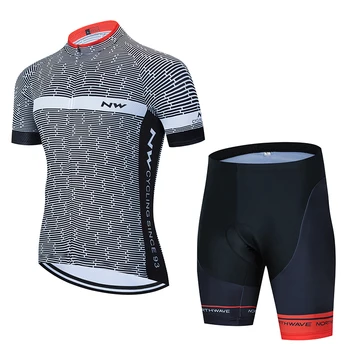 

2020NW Cycling Suit Set Summer Short Sleeve Bicycle Wear Maillot Clothing Uniform Men