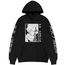 

Manga FAIRY TAIL Etherious Natsu Dragneel Print Hoodie Men Women Hip Hop Sweatshirt Anime Fire Brigade of Flames Letter Hoodies