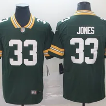 Мужская футболка Green Bay#33 Packers Aaron Jones