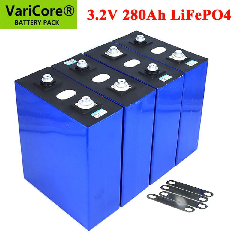 VariCore 3.2V 280Ah lifepo4 battery DIY 12V 24V 280AH Rechargeable battery pack for Electric car RV Solar Energy storage system